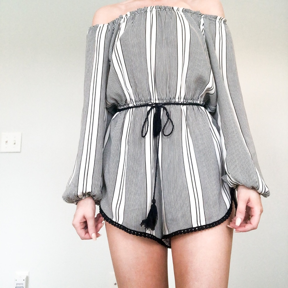 Urban Outfitters Striped Romper